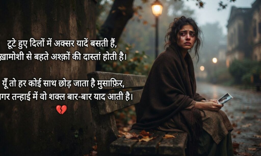 Heart broken shayri 💔