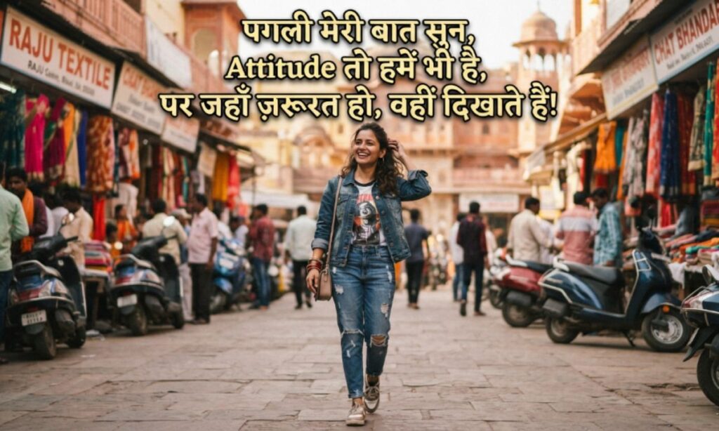 Hindi Funny Shayari on Girls Attitude