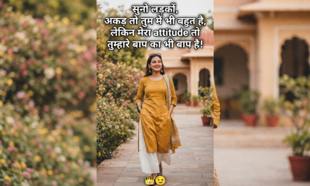 Hindi Shayari Funny Shayari on Girls Attitude