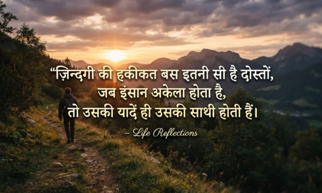 Hindi Shayari in English on Life