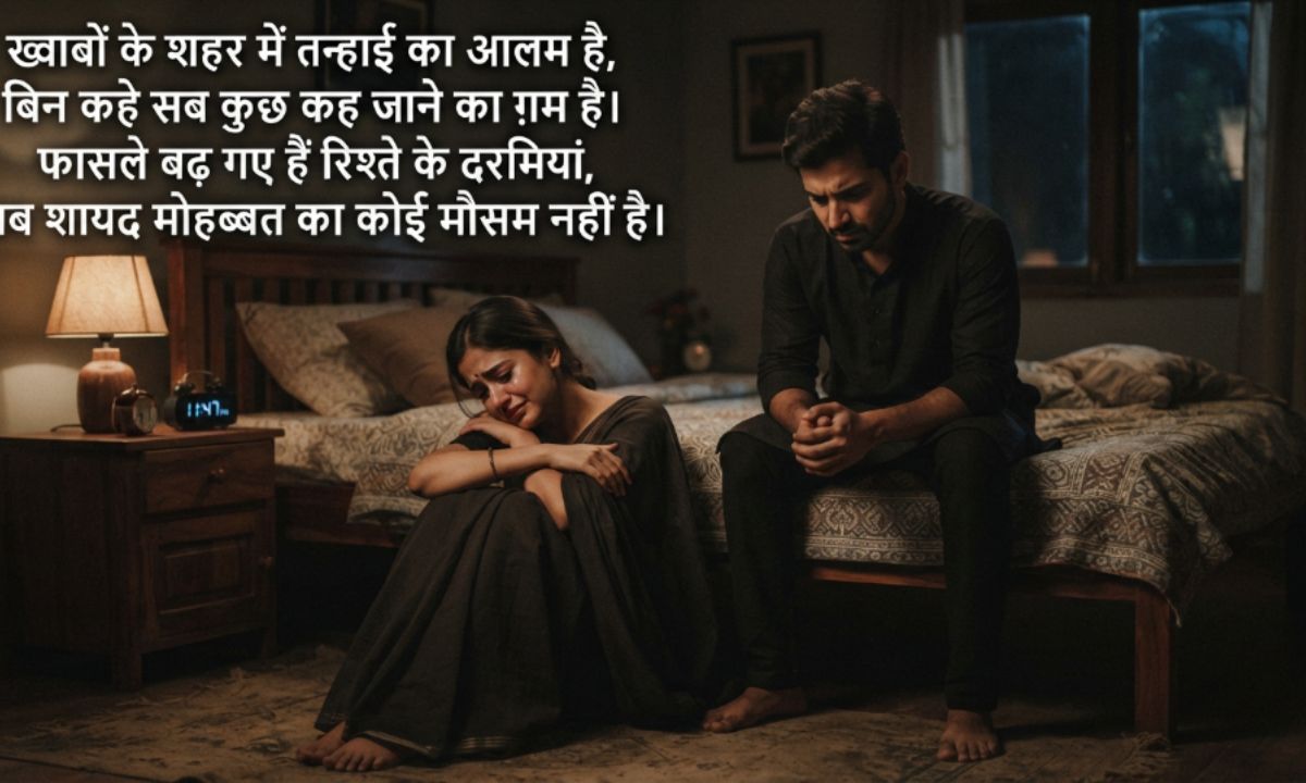 Husband Wife Sad Shayari in Hindi