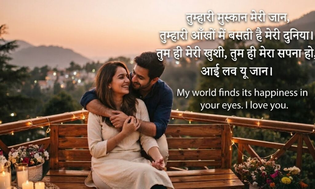 I Love You Jaan Shayari In Hindi For Girl