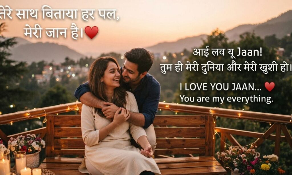 I Love You Jaan Shayari In Hindi For Girlfriend
