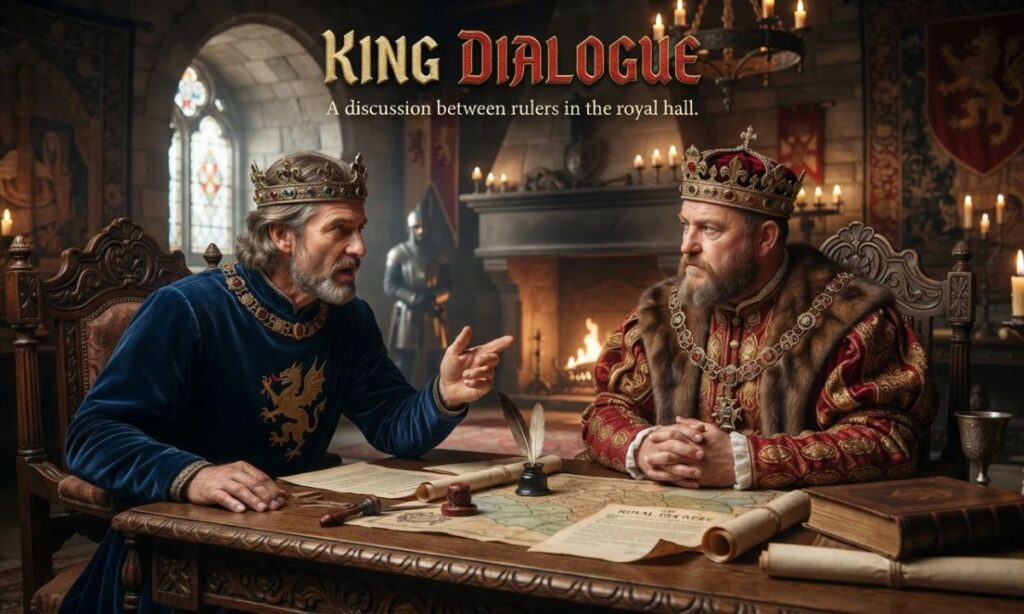 King Dialogue in English