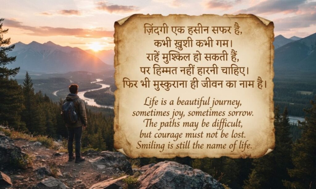 Life Shayari in English Hindi