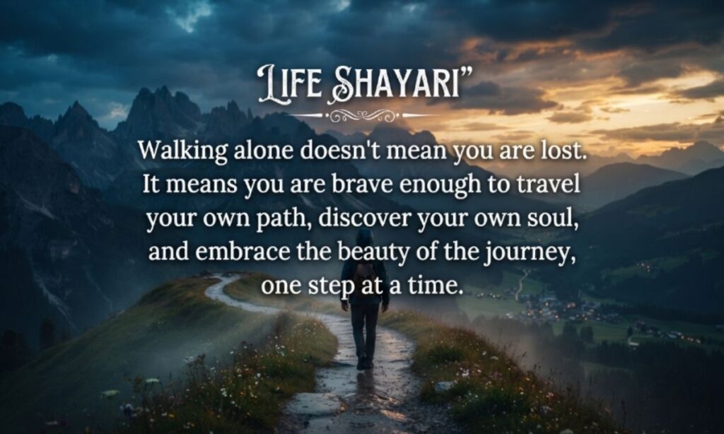Life shayari in english