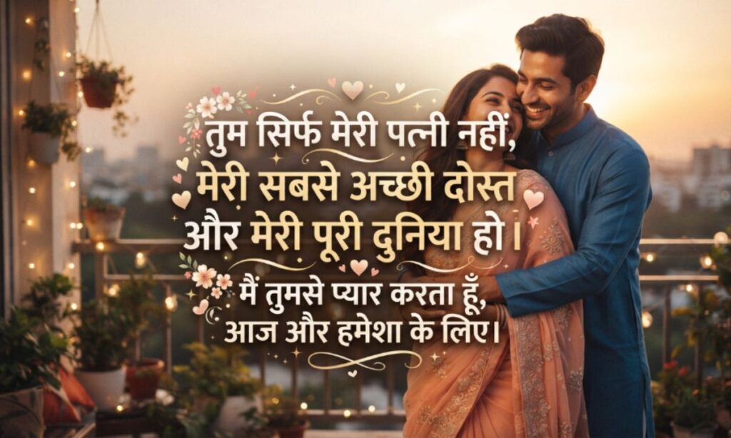 Love Quotes for Wife in Hindi