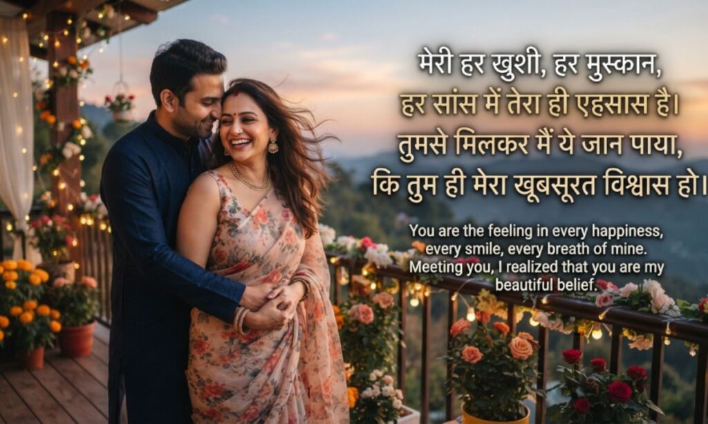 Love Romantic Shayari in Hindi for Wife