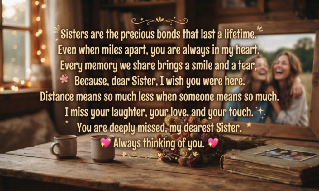 Miss You Sister Shayari in English