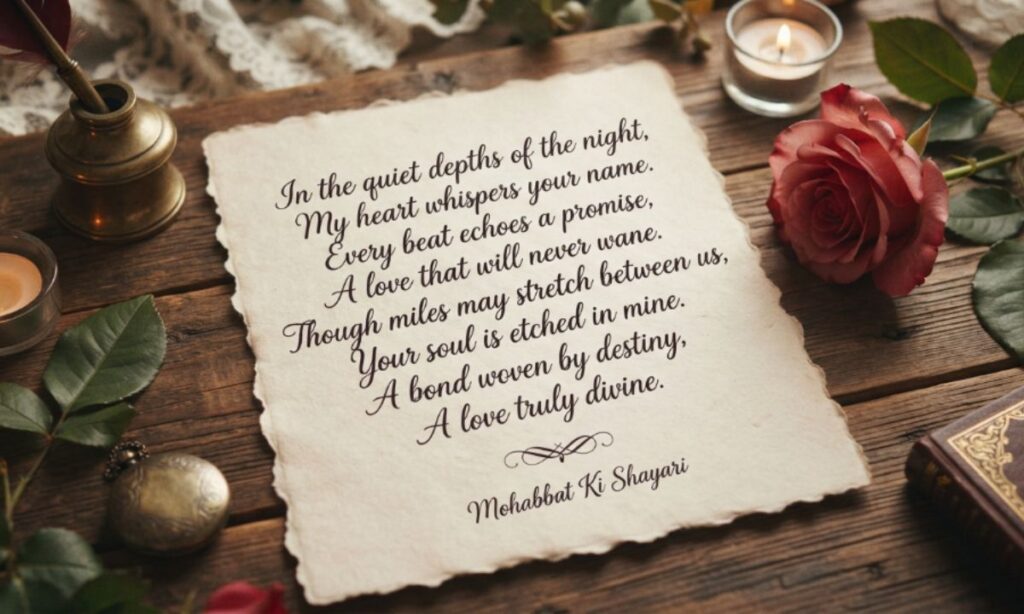 Mohabbat Ki Shayari in English