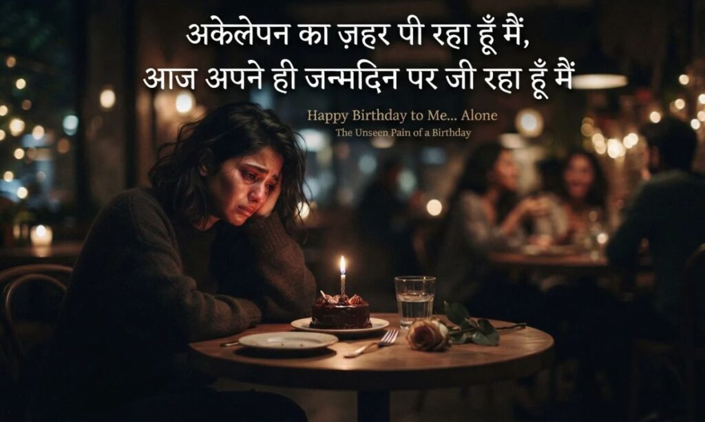 My birthday sad shayari