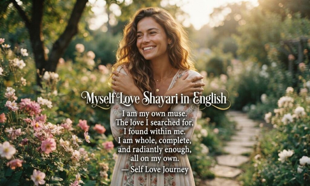 Myself Love Shayari in English