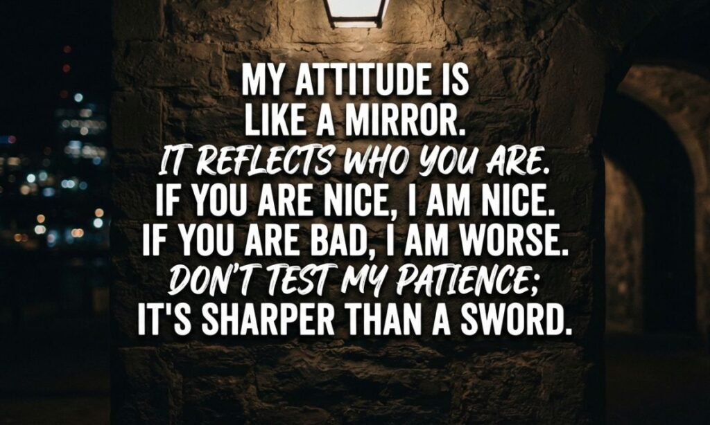 Myself Shayari in English Attitude