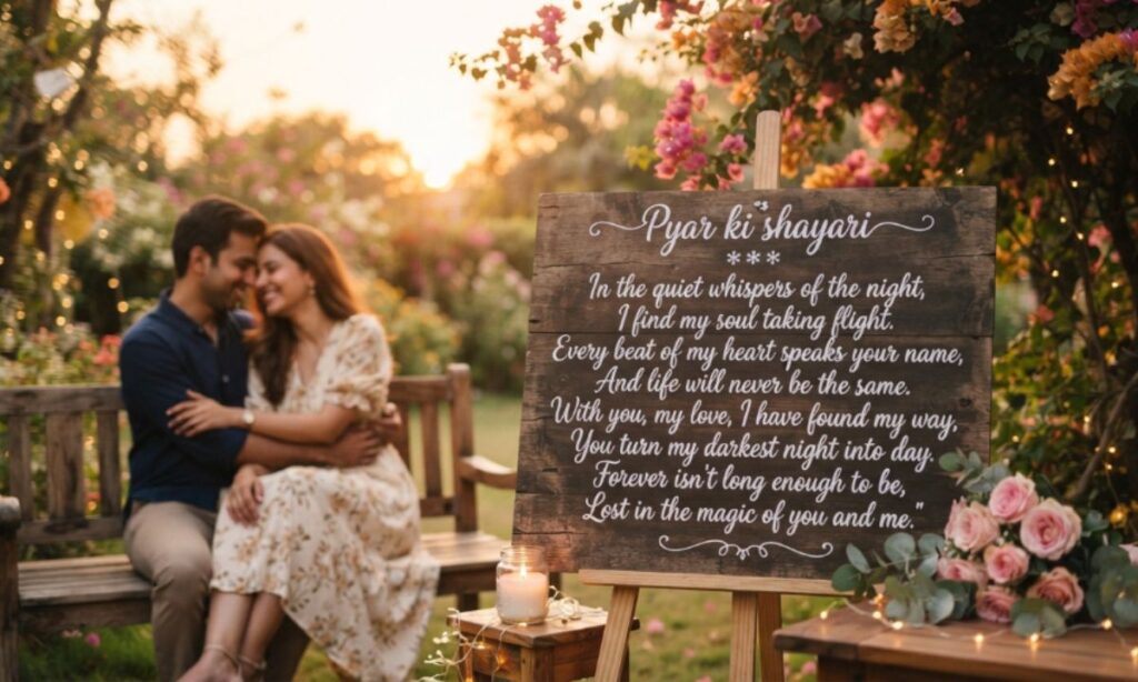 Pyar ki shayari in english