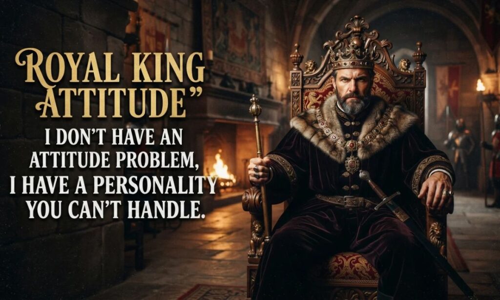 Royal King Attitude Quotes