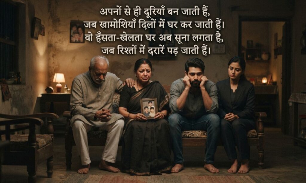 Sad Family Shayari in Hindi