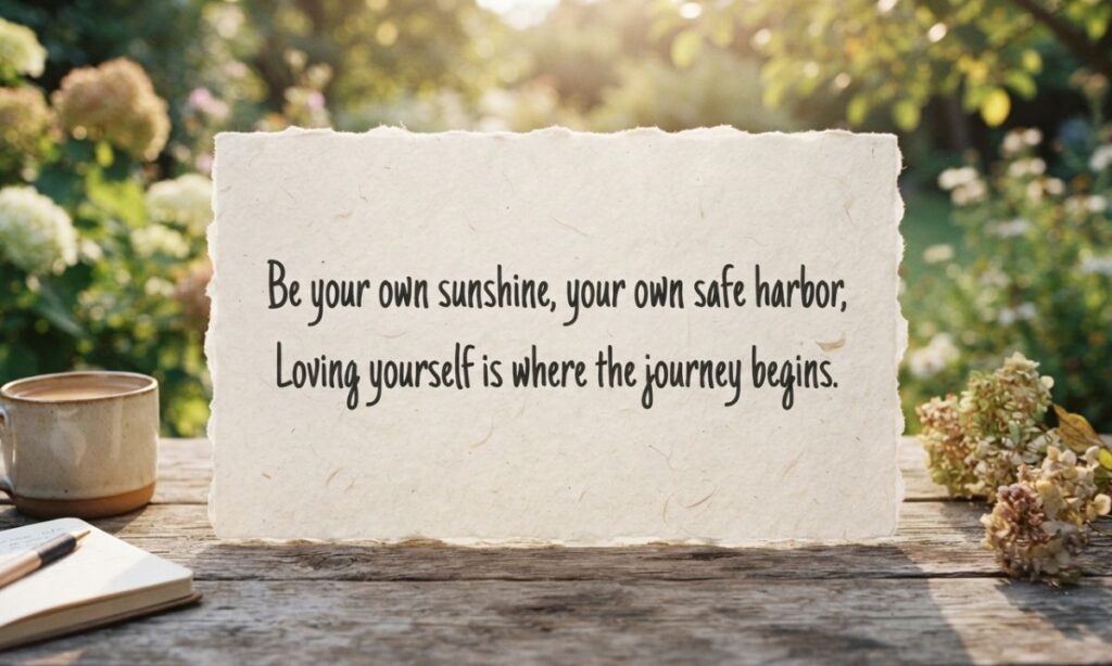 Self love shayari in english 2 line