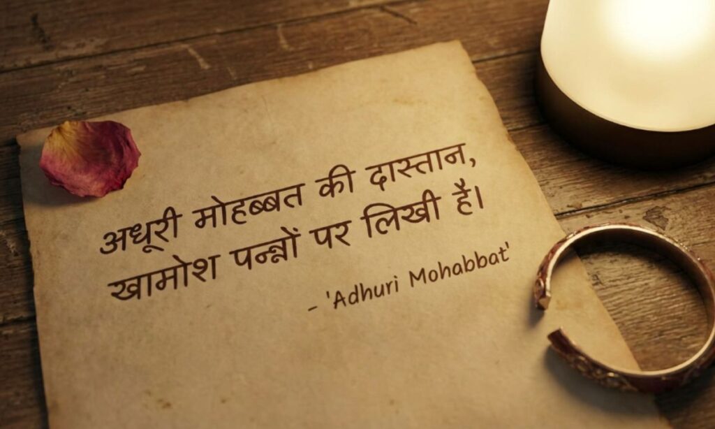 Shayari Adhuri Mohabbat