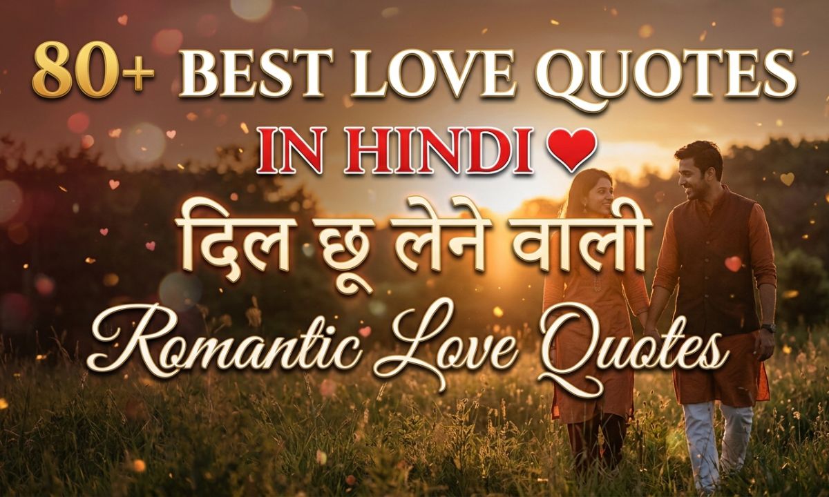 Best Love Quotes in Hindi