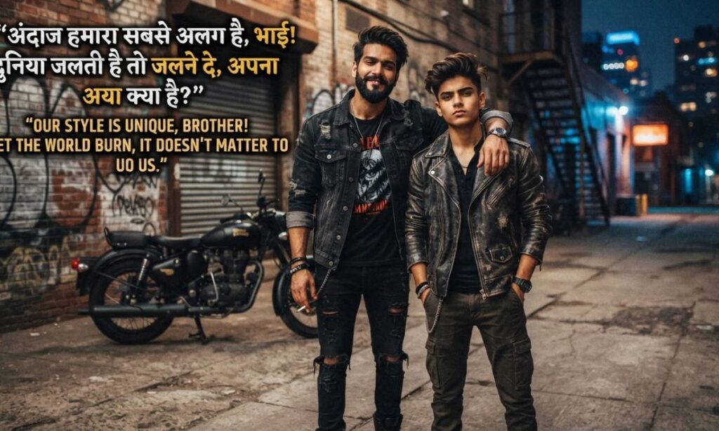 Brother shayari attitude