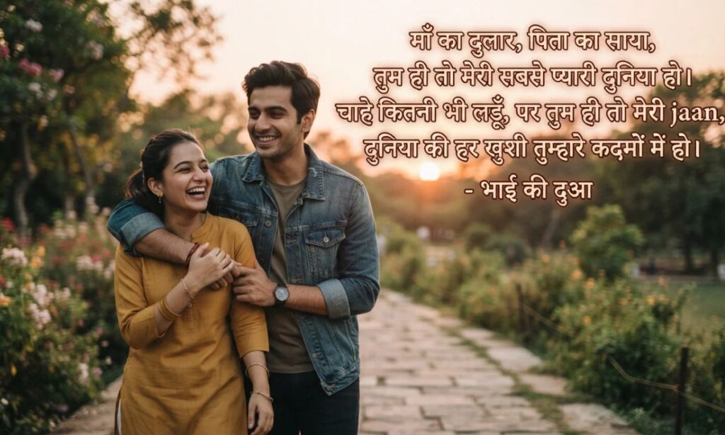 Brother shayari for sister