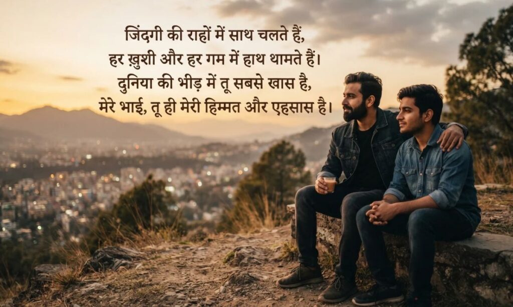 Brother shayari on life