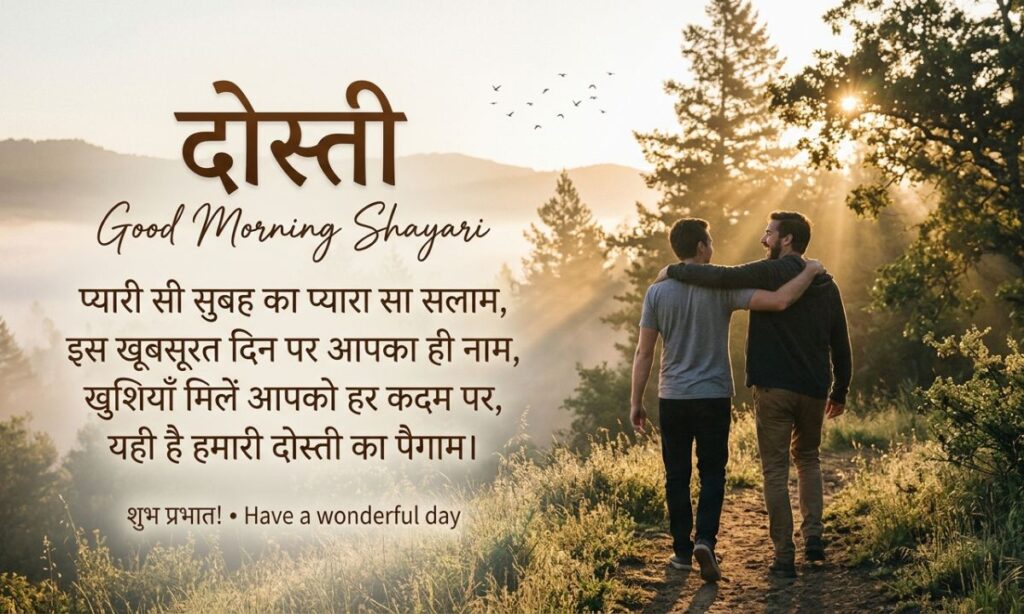 Dosti Good Morning Shayari