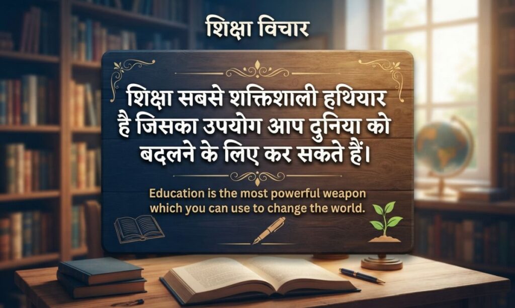 Education Thought of the Day in Hindi