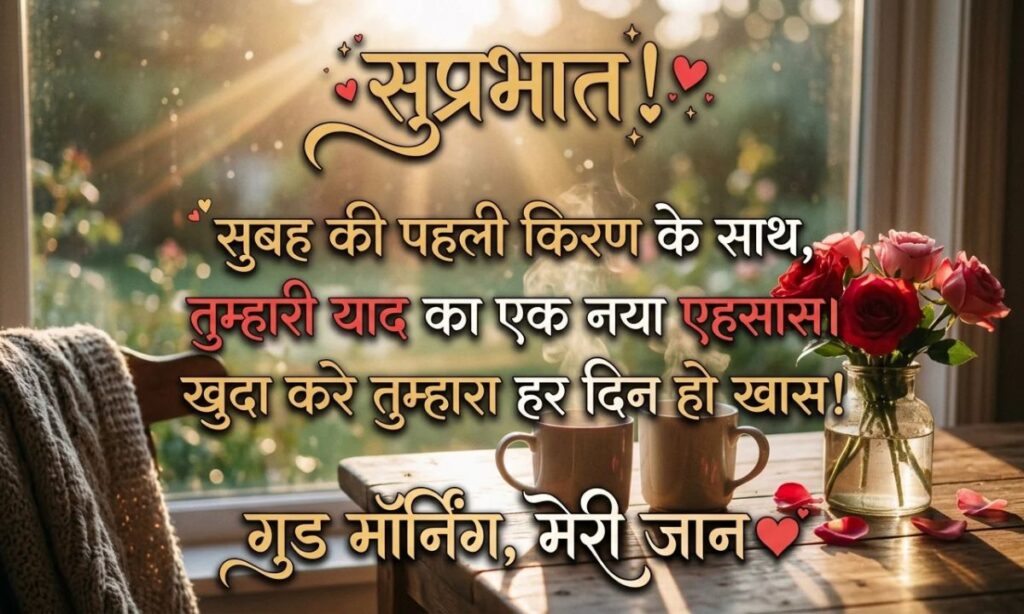 Good Morning Love Shayari in Hindi