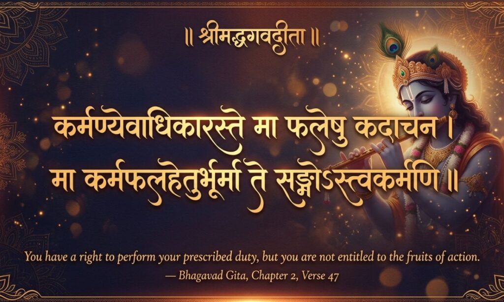 Krishna Quotes in Sanskrit