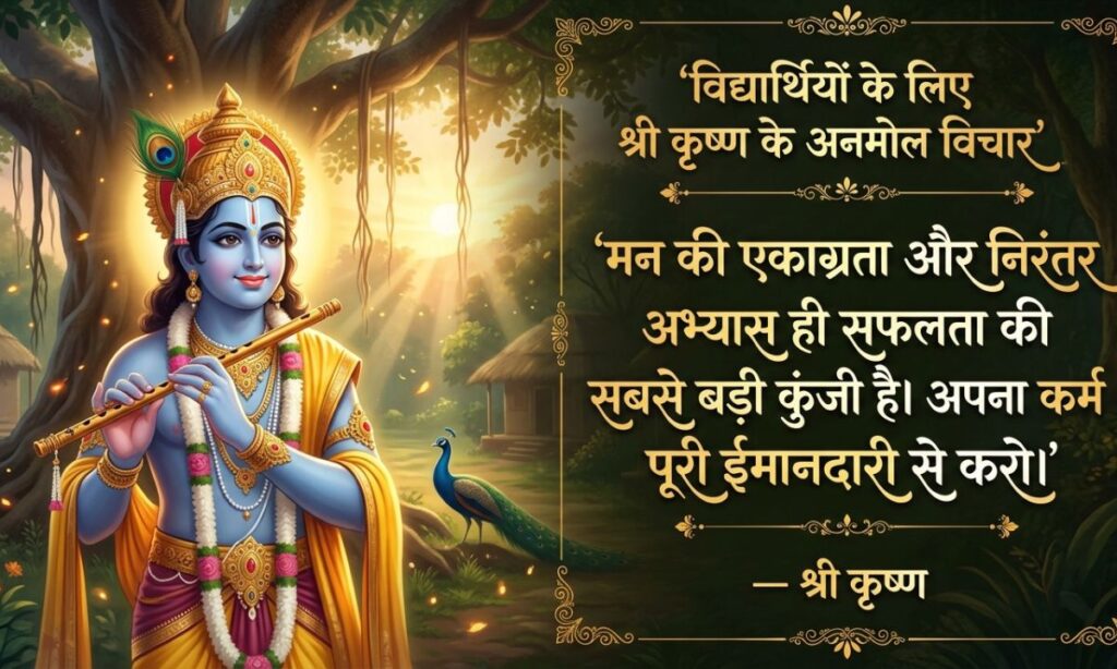 Krishna quotes in hindi for students