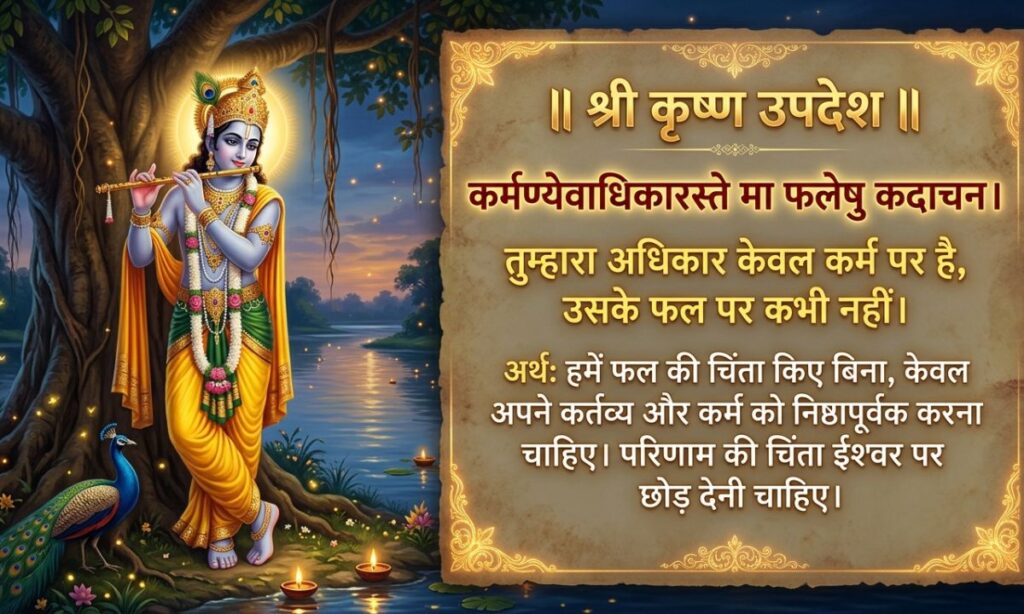 Krishna quotes in hindi with meaning
