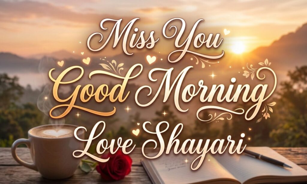 Miss You Good Morning Love Shayari