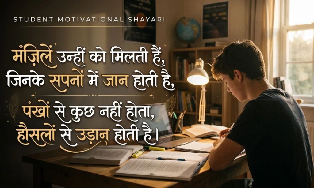 Motivational Shayari 2 Lines for Students