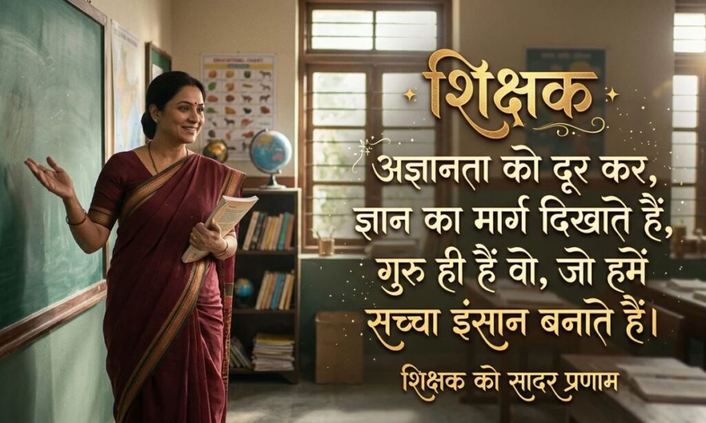 Motivational Shayari On Teacher