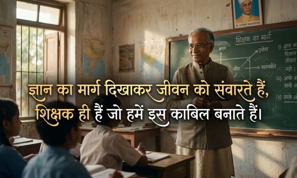 Motivational Shayari On Teacher 2 Lines