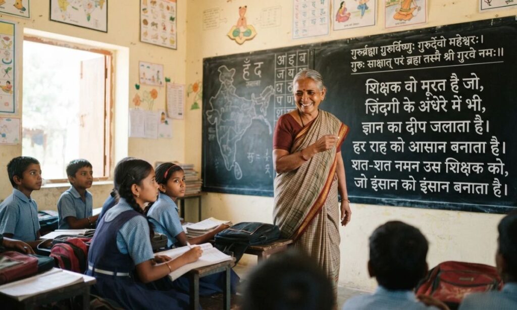 Motivational Shayari on Teacher in Hindi