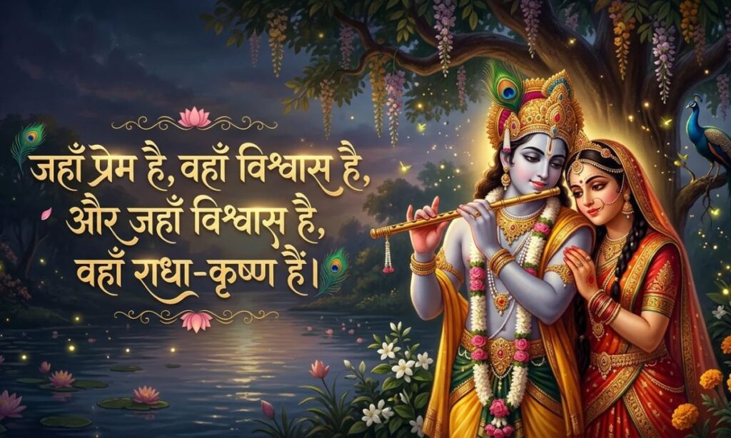 Radha Krishna quotes in Hindi
