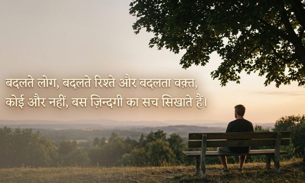 Reality Life Quotes in Hindi 2 line