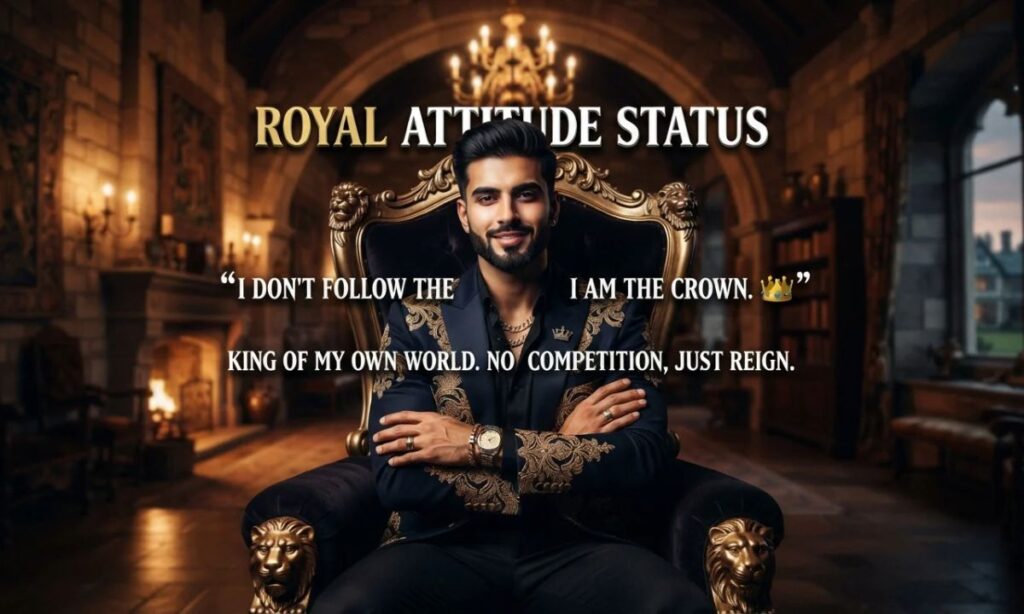 Royal Attitude Status in English