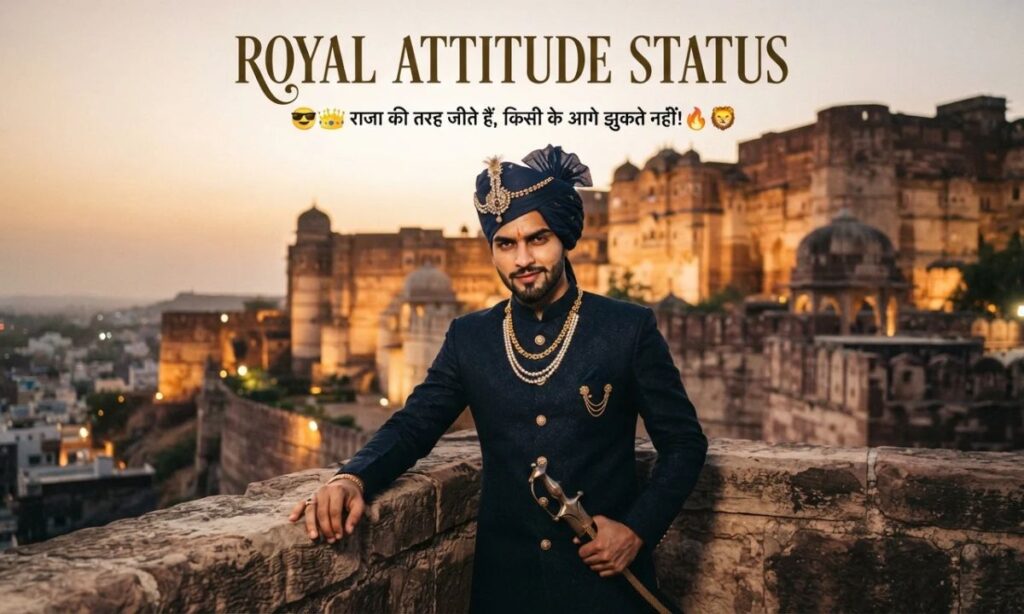 Royal Attitude Status in Hindi for Boy