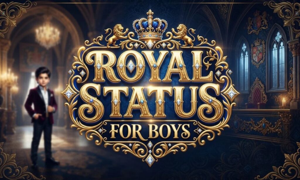 Royal Status for Boys