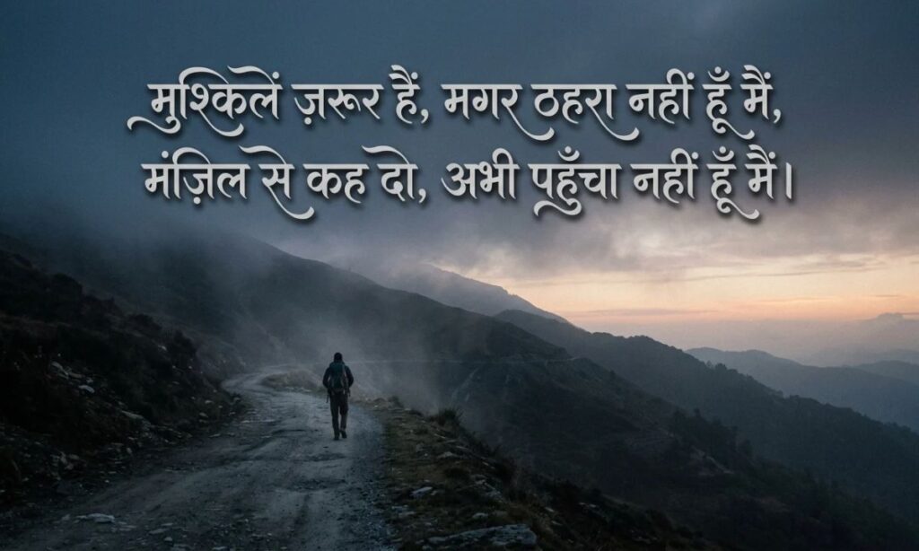 2 Line Sad Motivational Shayari