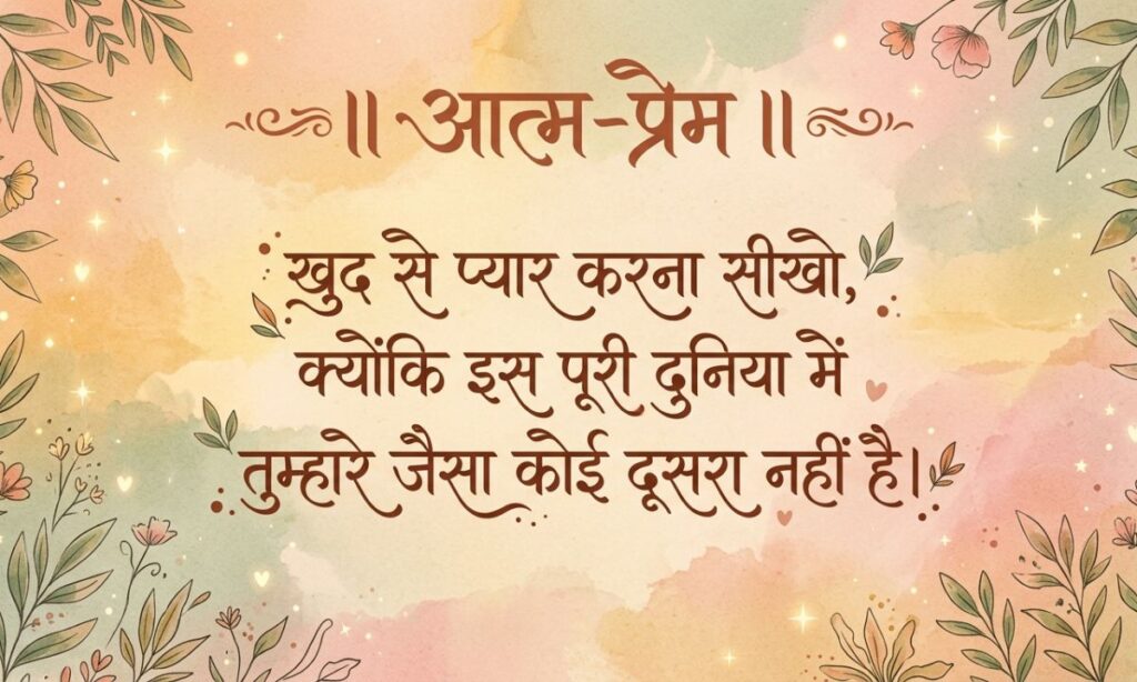 Self Love Quotes in Hindi