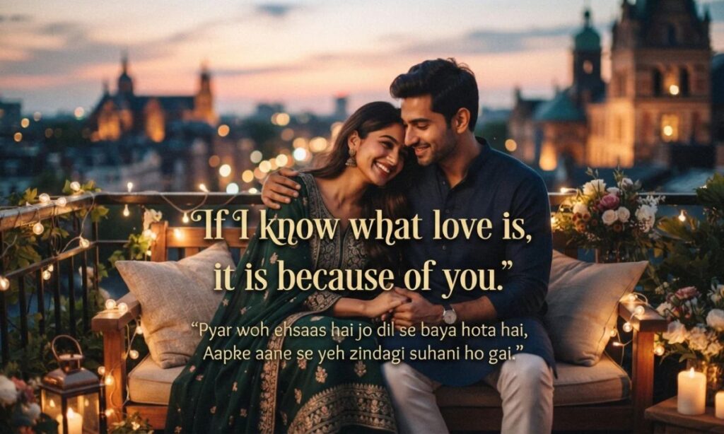 Short Love Hindi Shayari in English