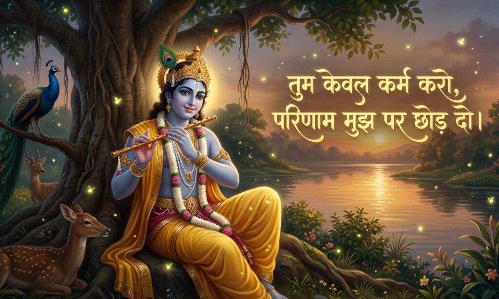 Short krishna quotes in hindi