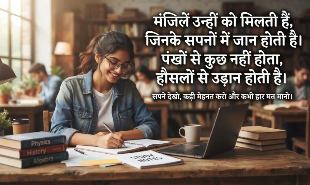 Student Motivational Quotes in Hindi