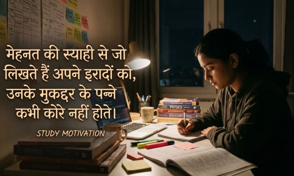 Study Motivation Shayari