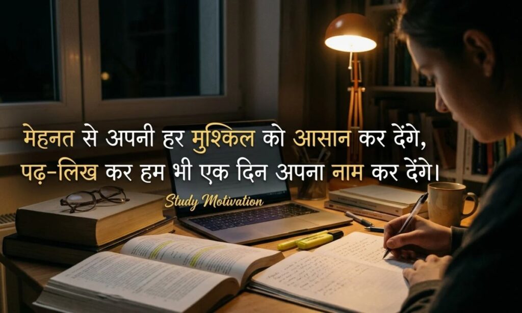 Study Motivation Shayari 2 Line