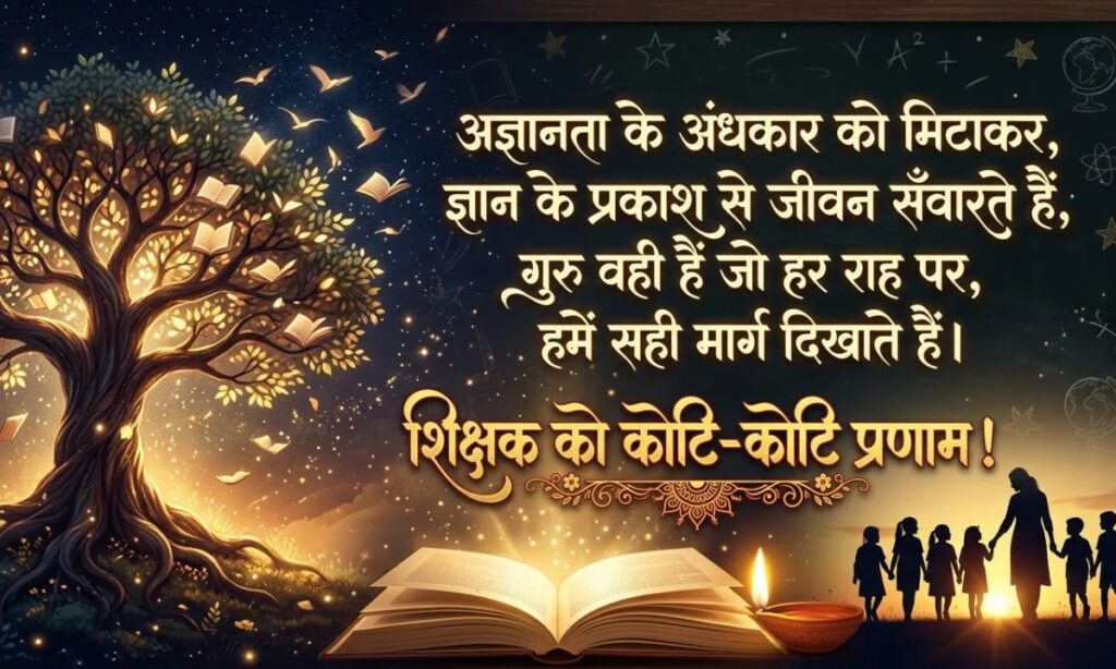 Wishes Motivational Shayari on Teacher